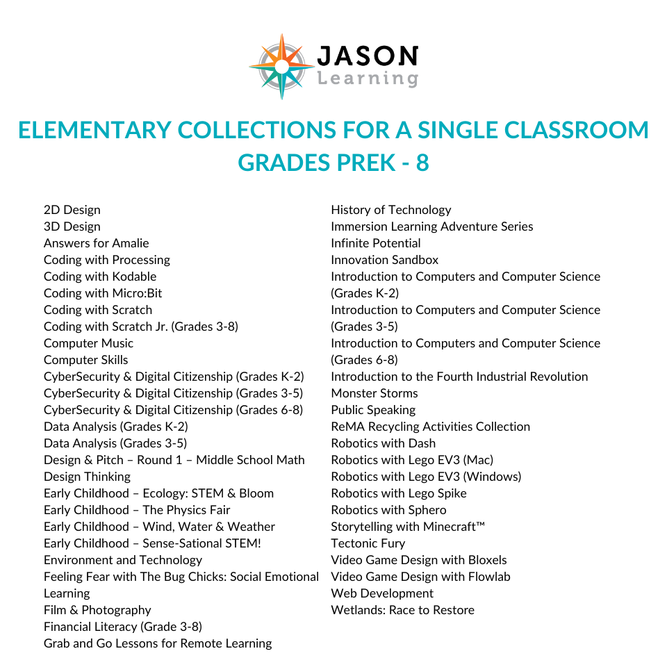 Single Classroom Collection (up to 180 students)